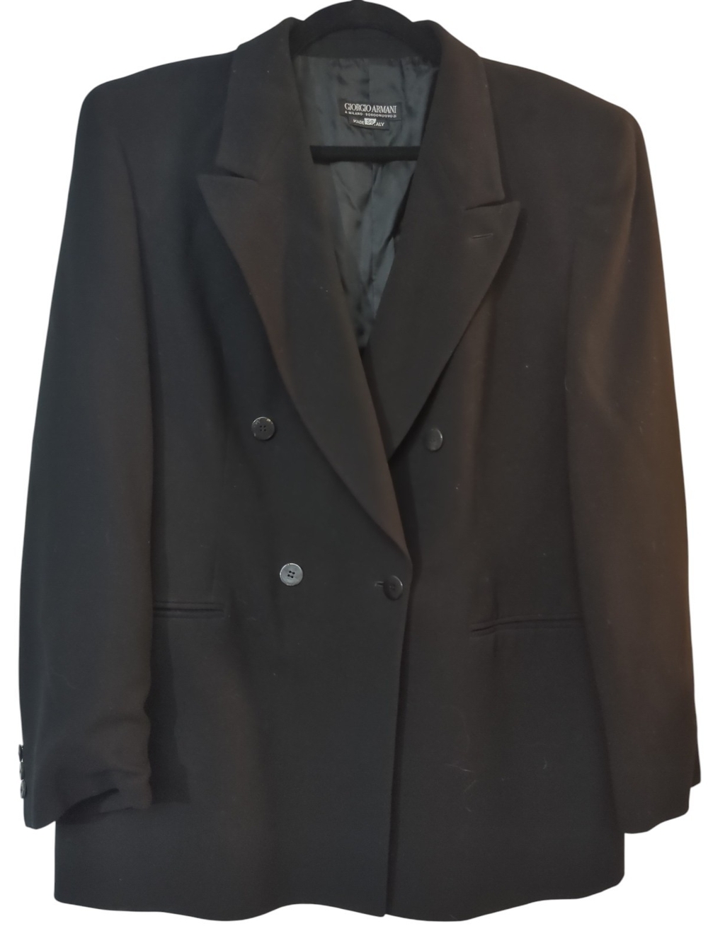 VINTAGE Giorgio Armani Black Label Borgo Nuovo 21 Blazer - Italy - Sz 50 (US 40)